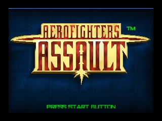 AeroFighters Assault (USA) Title Screen